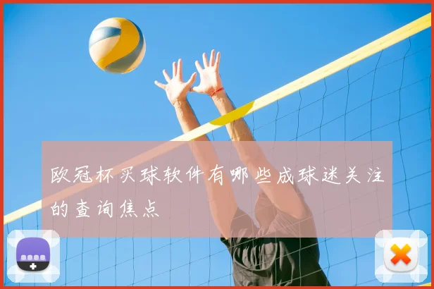 欧冠杯买球软件有哪些成球迷关注的查询焦点